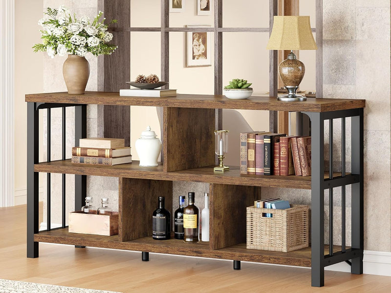 5 Cube Storage Organiser Bookshelf Low Bookcase