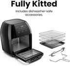 5-In-1 Air Fryer Oven with Rotisserie 10L 1800W