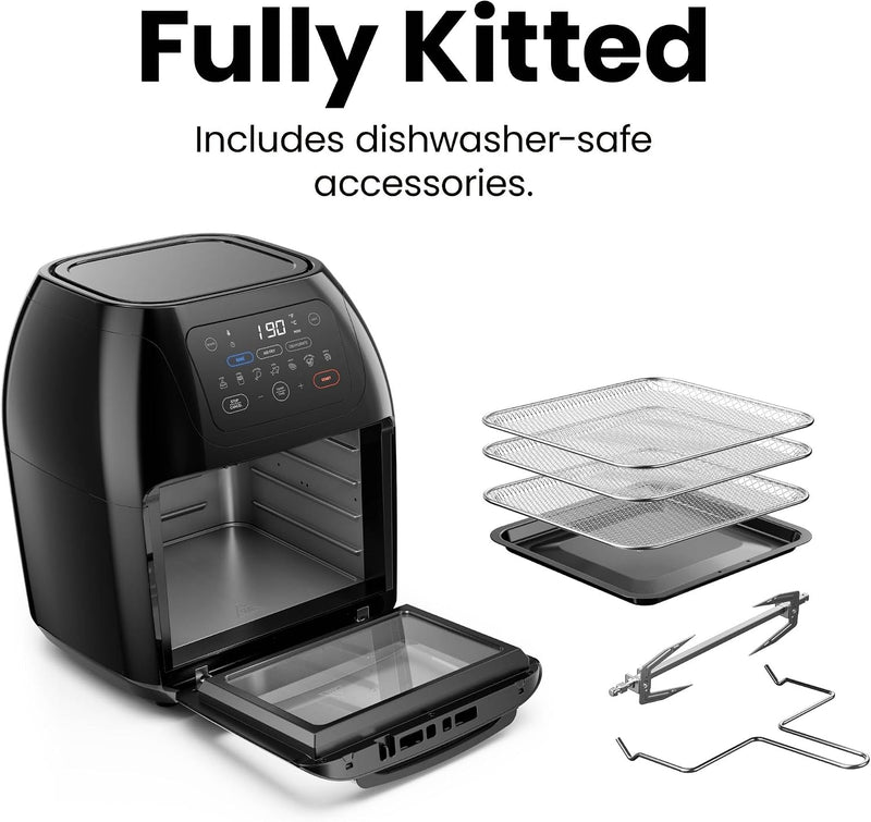 5-In-1 Air Fryer Oven with Rotisserie 10L 1800W