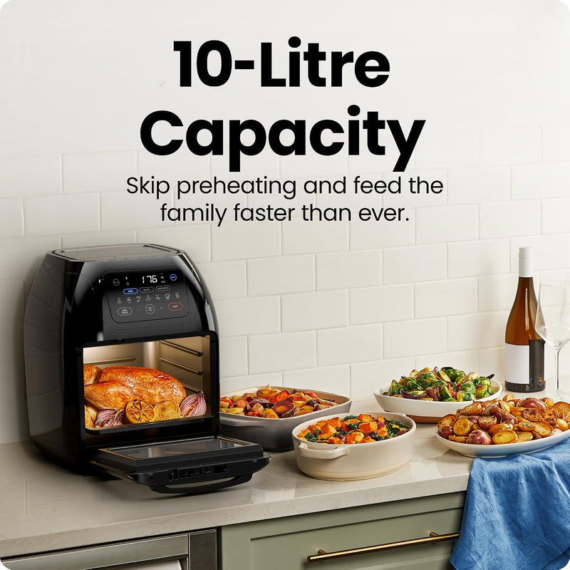5-In-1 Air Fryer Oven with Rotisserie 10L 1800W