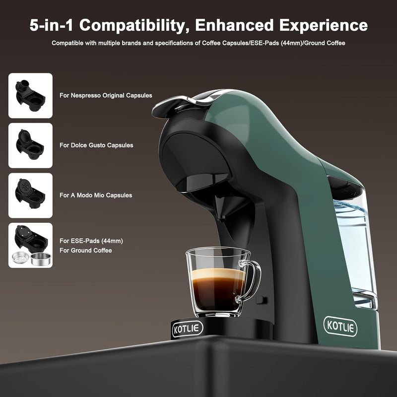 5 in 1 Coffee Pod Machine Capsule