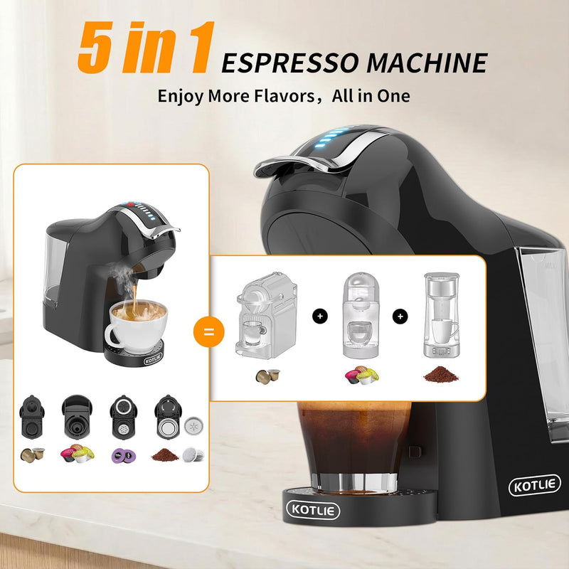 5 in 1 Coffee Pod Machine Capsule