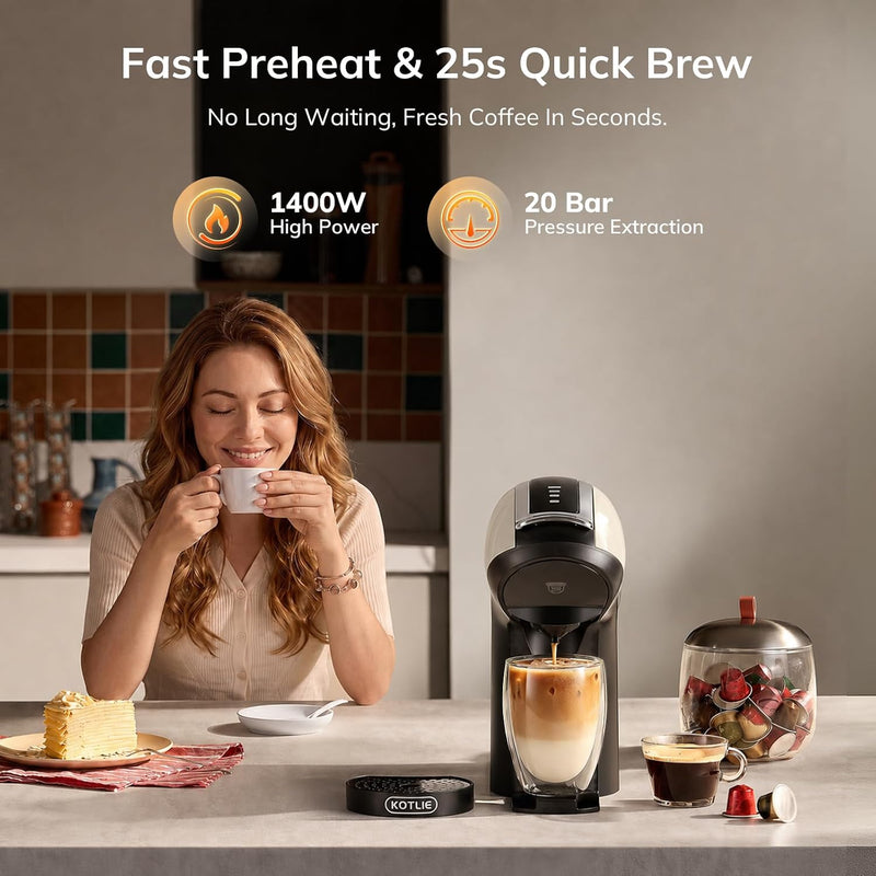20 Bar 5 In1 Capsule Coffee Machine