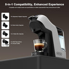 5 in 1 Coffee Pod Machine Capsule