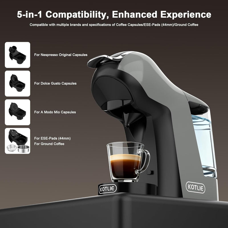 5 in 1 Coffee Pod Machine Capsule
