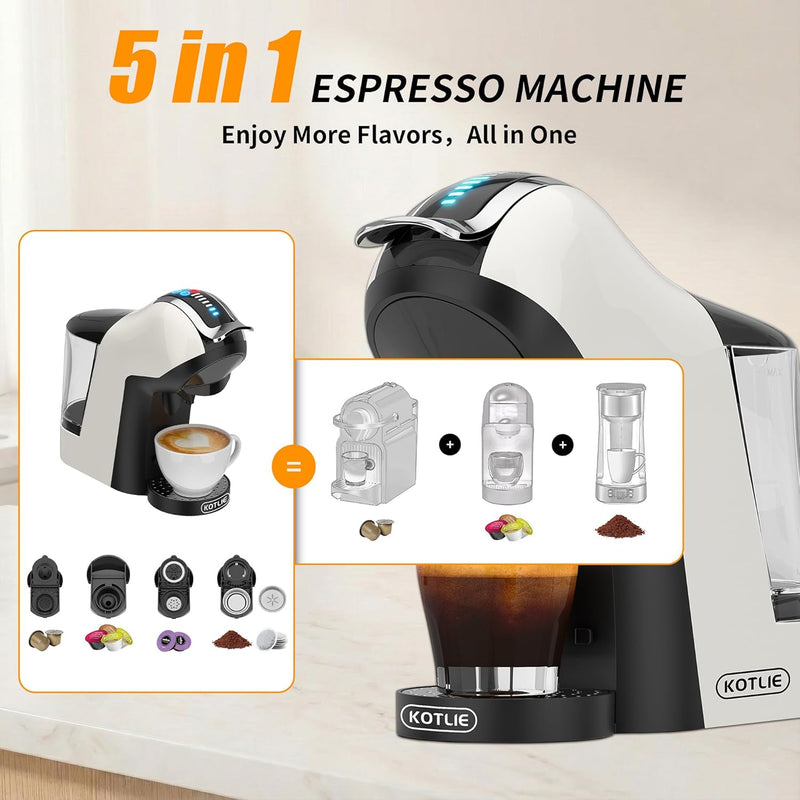5 in 1 Coffee Pod Machine Capsule
