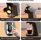5 in 1 Coffee Pod Machine Capsule