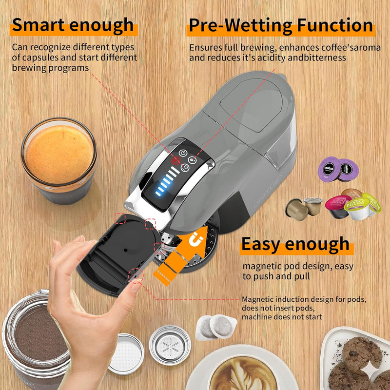 5 in 1 Coffee Pod Machine Capsule