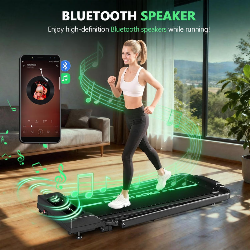 5-In-1 Foldable Treadmills for Home with 9