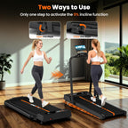 5-In-1 Foldable Treadmills for Home with 9
