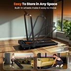 5-In-1 Foldable Treadmills for Home with 9