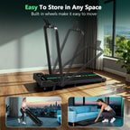 5-In-1 Foldable Treadmills for Home with 9