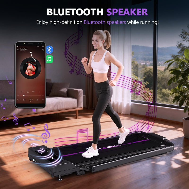5-In-1 Foldable Treadmills for Home with 9
