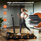 5-In-1 Foldable Treadmills for Home with 9