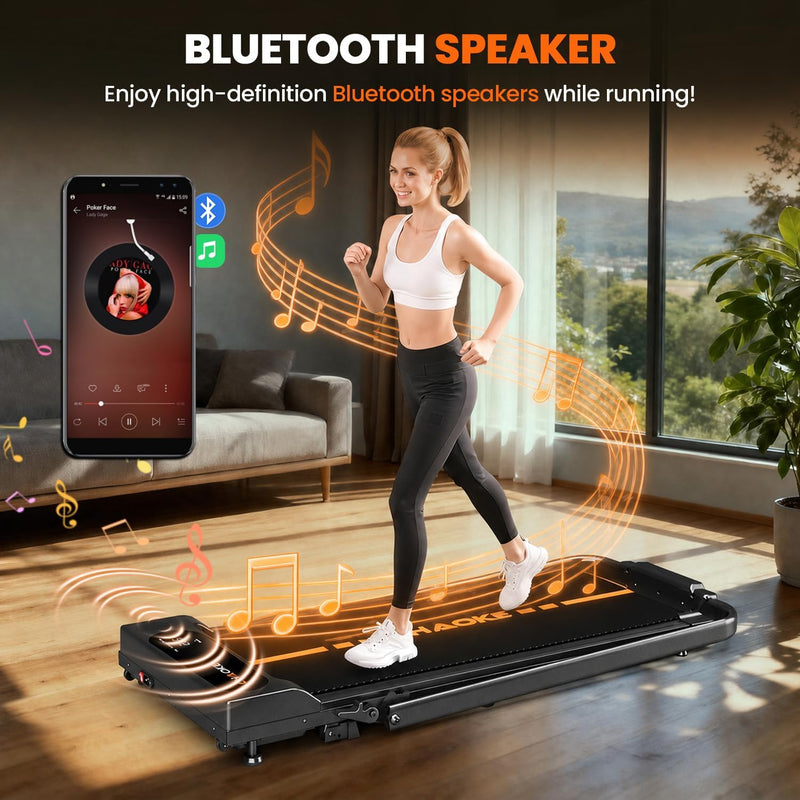 5-In-1 Foldable Treadmills for Home with 9