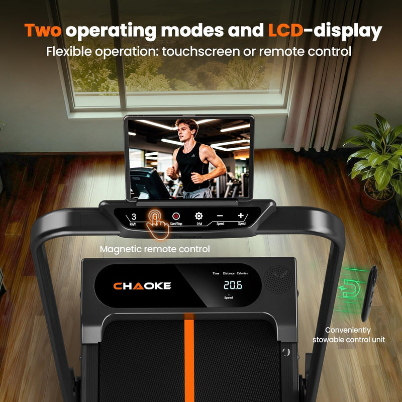 5-In-1 Foldable Treadmills for Home with 9