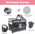 5 in 1 Folding Travel Cot Portable Baby
