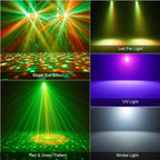5-In-1 LED Dj Stand Light System with Kaleidoscope