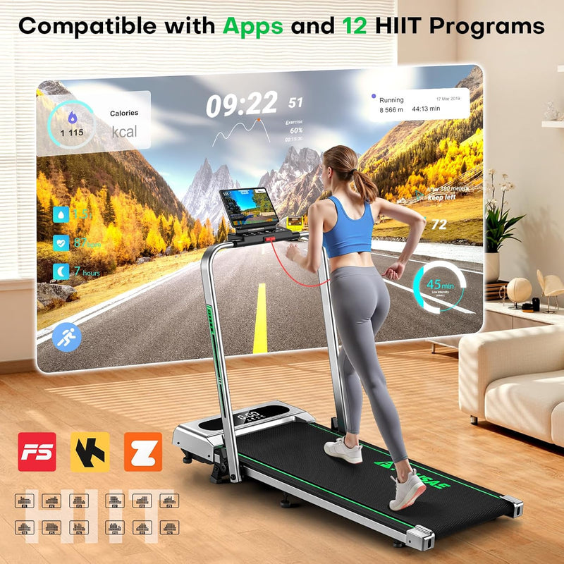 5 in 1 Walking Pad 7.5MPH Foldable Treadmill