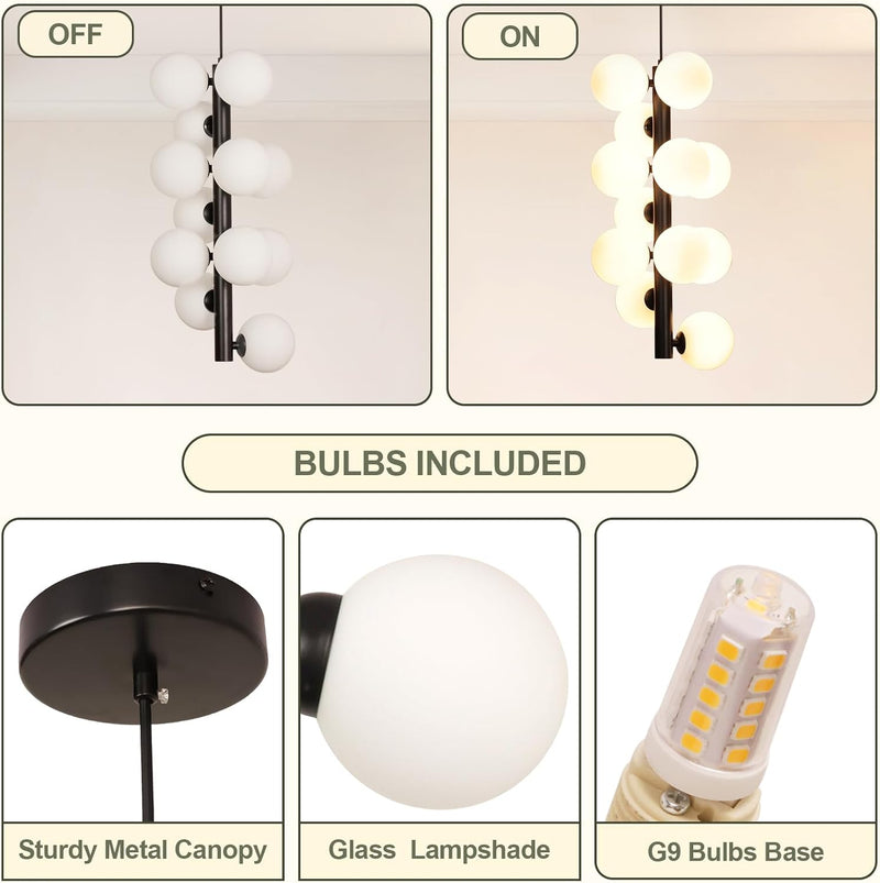 5-Light Brushed Nickel Chandelier with Shade 26" Rustic