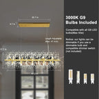 5-Light Brushed Nickel Chandelier with Shade 26" Rustic