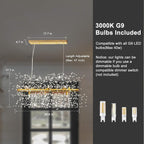 5-Light Brushed Nickel Chandelier with Shade 26" Rustic