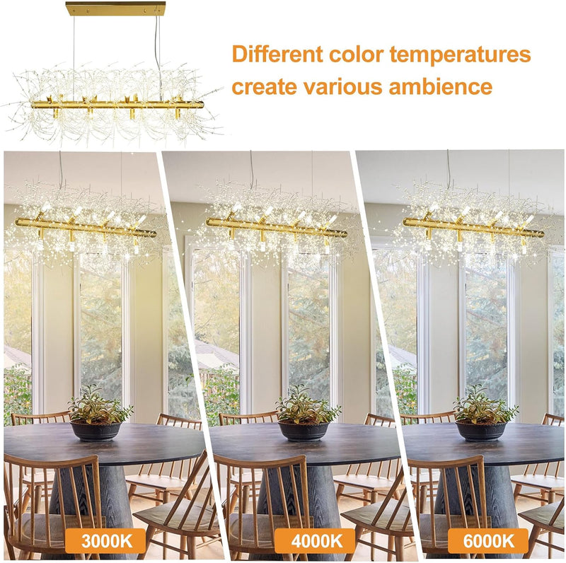 5-Light Brushed Nickel Chandelier with Shade 26" Rustic