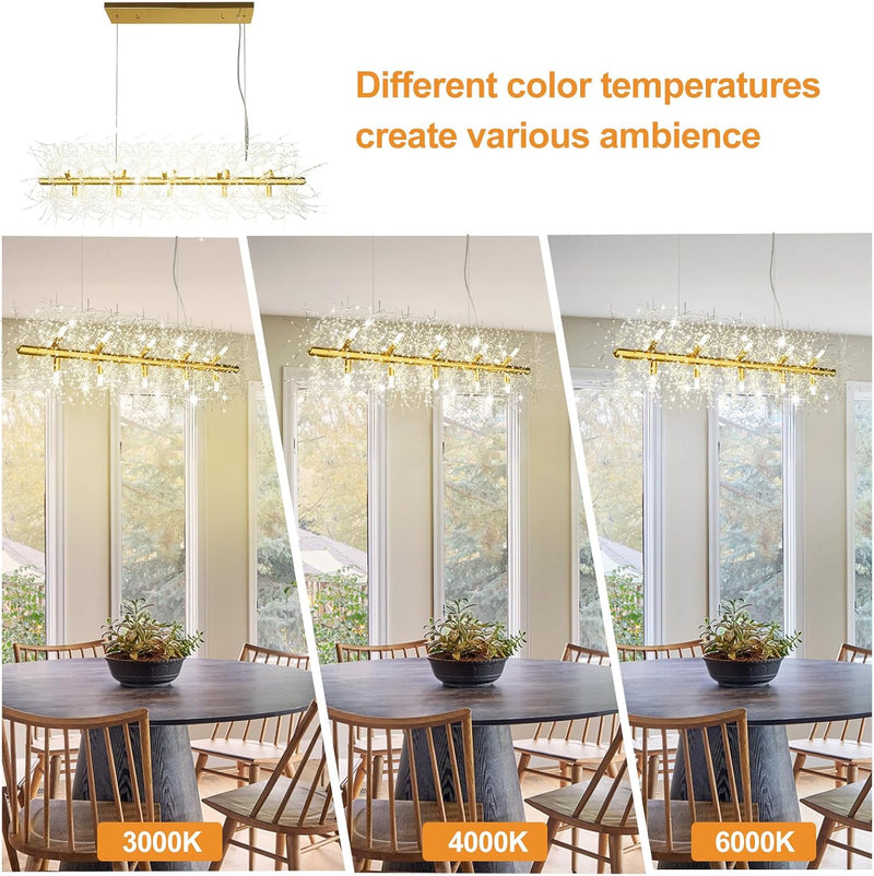 5-Light Brushed Nickel Chandelier with Shade 26" Rustic
