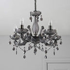 5 Light Chandelier 5 Lamp Pendant Smoked.acrylic Bedroom