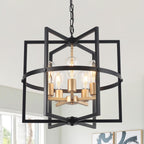 5-Lights Pendant Ceiling Light Industrial Fitting Chandelier