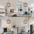 5-Lights Pendant Ceiling Light Industrial Fitting Chandelier