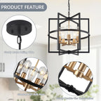 5-Lights Pendant Ceiling Light Industrial Fitting Chandelier