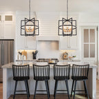 5-Lights Pendant Ceiling Light Industrial Fitting Chandelier