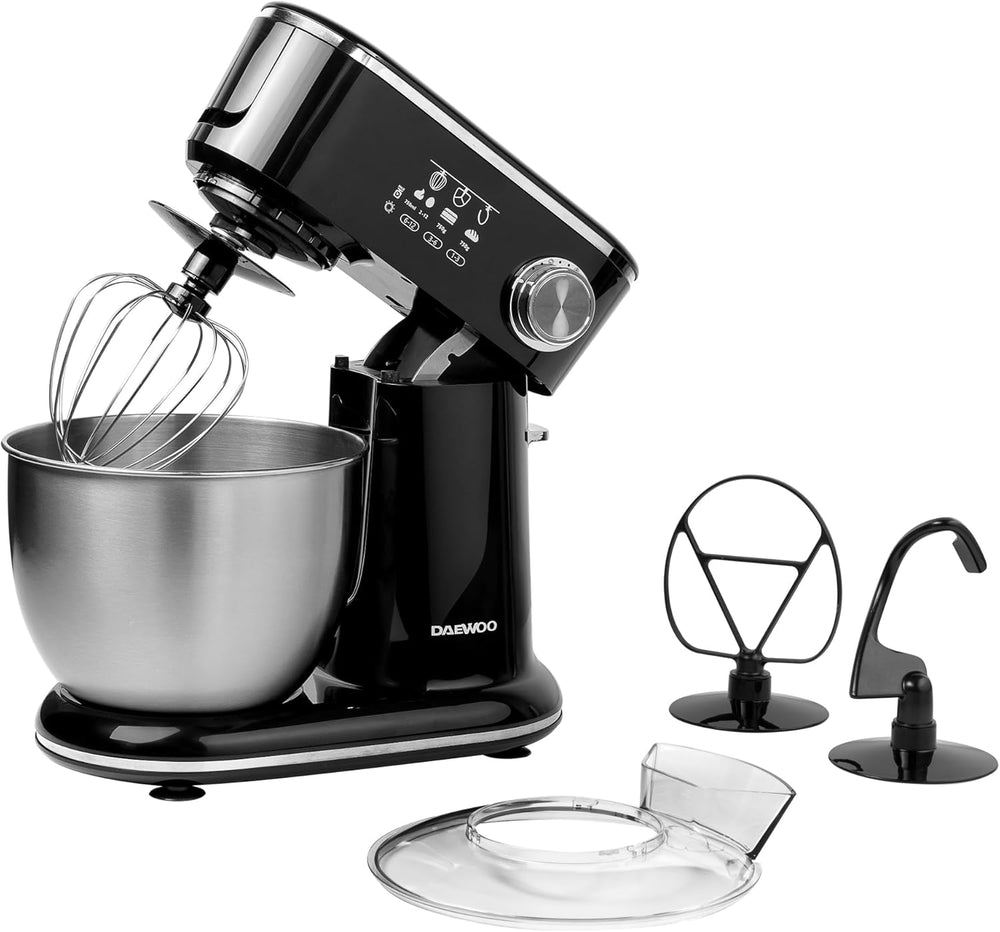 5 Litre Stand Mixer Stainless Steel 5L Bowl