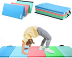 5-Panel Folding Gymnastics Tumbling Mat with Carrying Handles