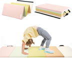 5-Panel Folding Gymnastics Tumbling Mat with Carrying Handles