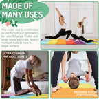 5-Panel Folding Gymnastics Tumbling Mat with Carrying Handles