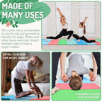 5-Panel Folding Gymnastics Tumbling Mat with Carrying Handles