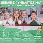 5-Panel Folding Gymnastics Tumbling Mat with Carrying Handles