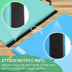 5-Panel Folding Gymnastics Tumbling Mat with Carrying Handles