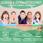 5-Panel Folding Gymnastics Tumbling Mat with Carrying Handles