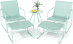 5-Piece Patio Bistro Set Garden Furniture with Table