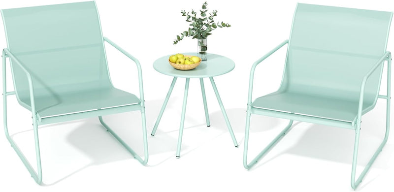 5-Piece Patio Bistro Set Garden Furniture with Table