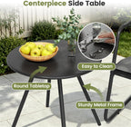 5-Piece Patio Bistro Set Garden Furniture with Table