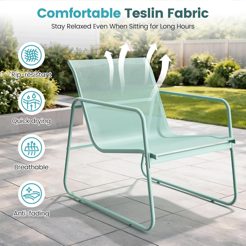 5-Piece Patio Bistro Set Garden Furniture with Table