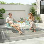 5-Piece Patio Bistro Set Garden Furniture with Table
