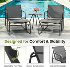 5-Piece Patio Bistro Set Garden Furniture with Table