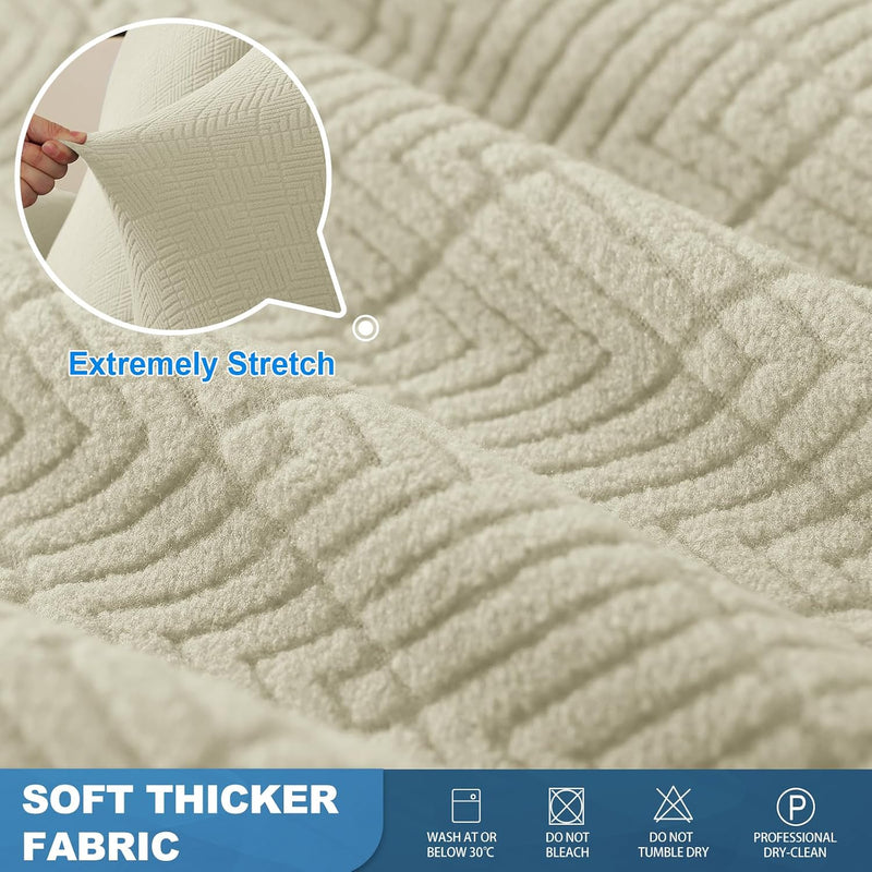 5 Pieces Recliner Sofa Covers Stretch Slipcover