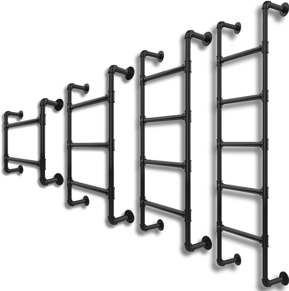 5-Rung Wall-Mounted Ladder Loft 5 Steps for Dorm