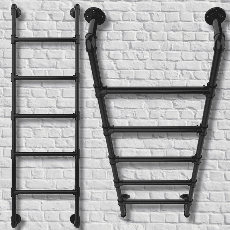 5-Rung Wall-Mounted Ladder Loft 5 Steps for Dorm